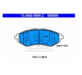 Set placute frana fata Chevrolet Aveo ATE